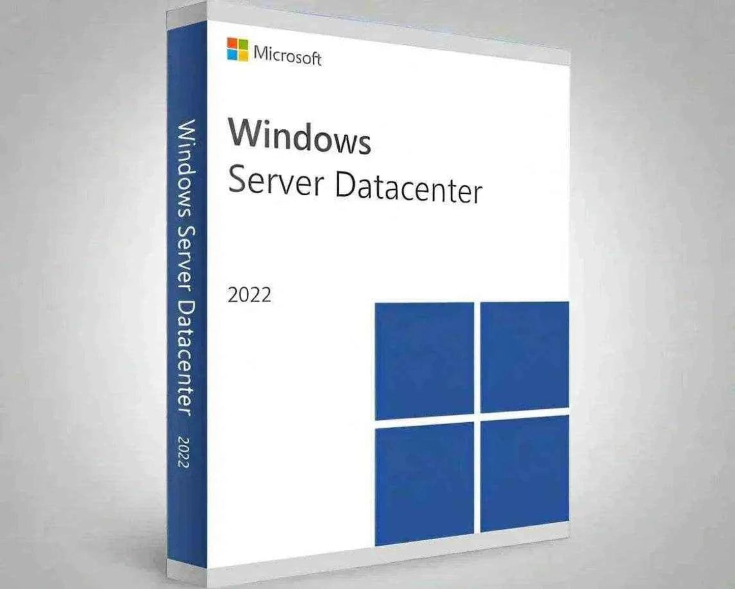 Microsoft Windows Server Datacenter 2022 software box for Windows Server 2022 Datacenter license
