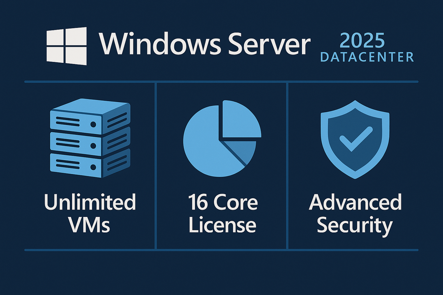 Blue Features Infographic