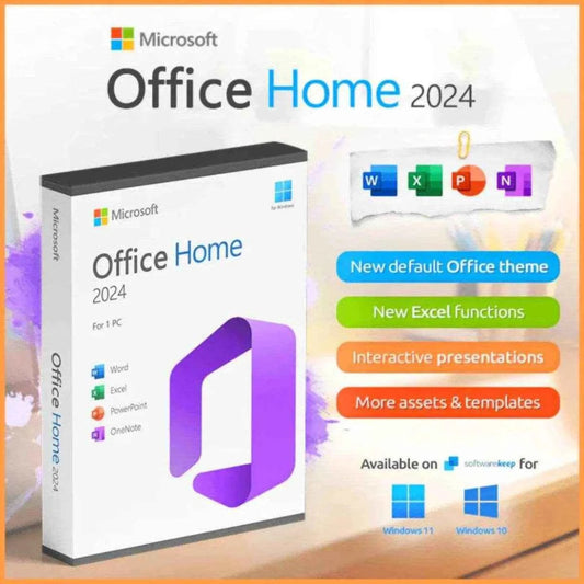 Microsoft Office 2024 Home download - New Excel & Themes - Softwarekeep Digital